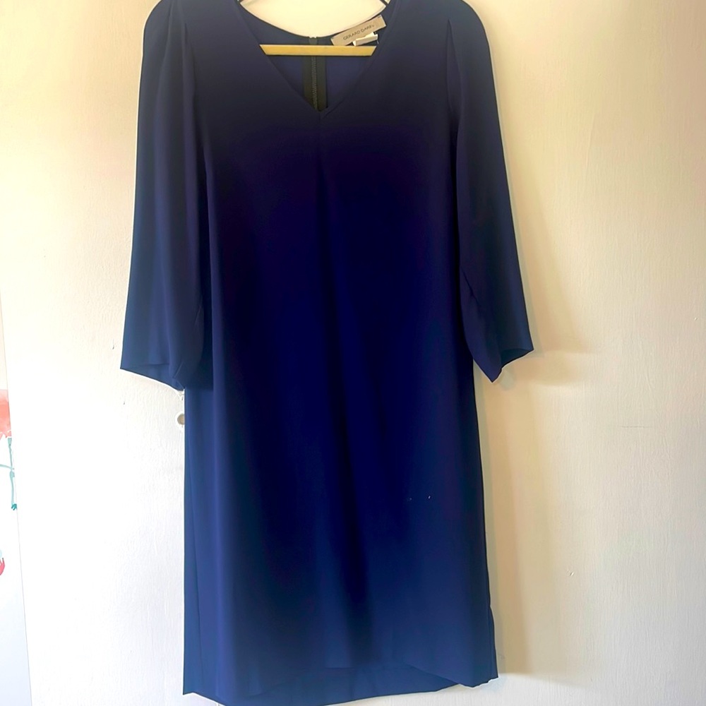 Gerard Darel Three Quarter Sleeve Shift Dress